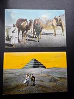 2 Vintage ansichtkaarten Egypte ongelopen, Ophalen of Verzenden, Ongelopen, Buiten Europa