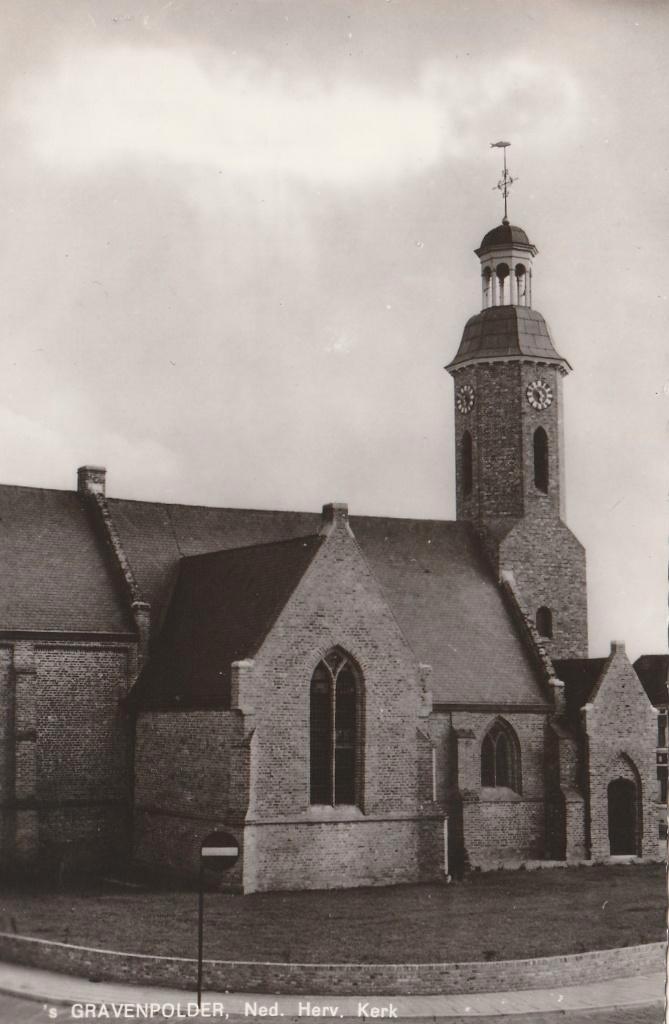 's GRAVENPOLDER Ned. Herv. Kerk, Verzamelen, Ansichtkaarten | Nederland, Ongelopen, Zeeland, 1980 tot heden, Verzenden