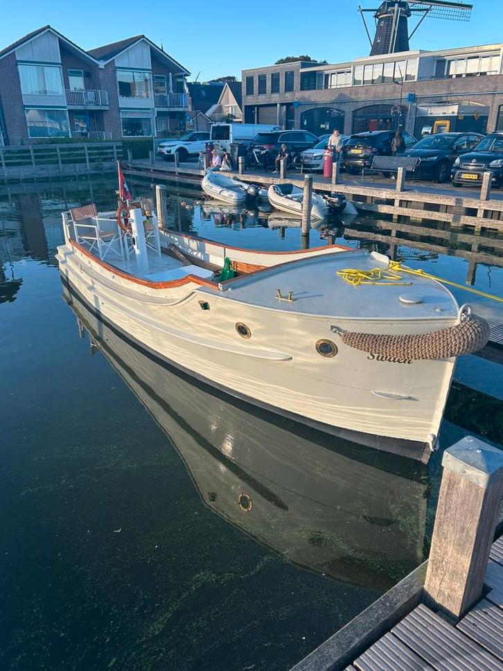 Bakdekker sloep volledig gerenoveerd 100 iaar, Watersport en Boten, Sloepen, Gebruikt, 30 tot 50 pk, 6 meter of meer, Binnenboordmotor