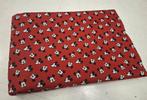 disney mickey mouse, Hobby en Vrije tijd, Stoffen en Lappen, Ophalen of Verzenden, 30 tot 120 cm, Katoen, Rood