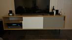 Tv meubel bruin met witte en grijze deur, Huis en Inrichting, Ophalen, Zo goed als nieuw, 25 tot 50 cm, Minder dan 100 cm