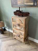 Unieke Ladenkast Ibiza/Boho Hout met Webbing Nieuw, Huis en Inrichting, Kasten | Ladekasten, Ophalen, Overige materialen, Ibiza/Boho/Botanisch