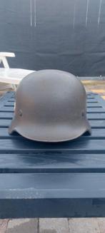 Quist M40 met liner, Verzamelen, Militaria | Tweede Wereldoorlog, Duitsland, Ophalen of Verzenden, Helm of Baret, Landmacht