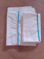 Laken & Ledikant - Wit met Blauw, Gebruikt, Jongetje of Meisje, Ophalen of Verzenden, Wit