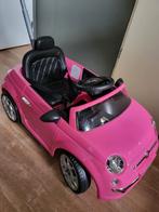 Roze fiat 500 loop / duw auto met geluid., Kinderen en Baby's, Speelgoed | Buiten | Voertuigen en Loopfietsen, Ophalen of Verzenden