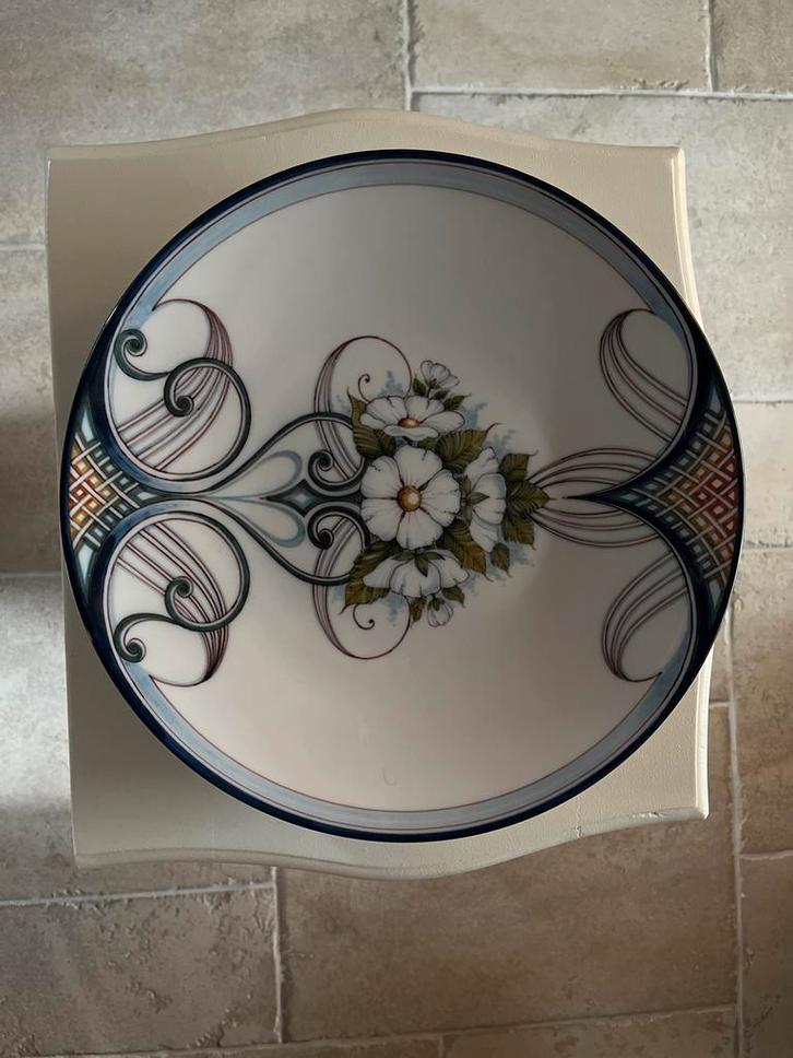 Makkumer aardewerk wandbord 34x34 cm Wijdenes, Antiek en Kunst, Antiek | Keramiek en Aardewerk, Ophalen of Verzenden