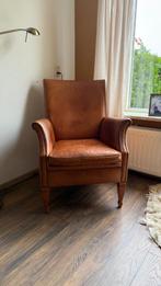 Leren stoel, Ophalen, Gebruikt, Bruin, Renaldareitsma@outlook.com