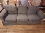 Ikea Ektorp grijze 3 zits bank, Ophalen, Gebruikt, Driepersoons, 75 tot 100 cm