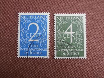 NL 1950; COUR INTERN, DE JUSTICE per serie of blokken van 4 beschikbaar voor biedingen
