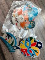 Set 3 carnevals pin hamster alaaf steek masker, Ophalen of Verzenden, Nieuw, Feestartikel, Carnaval