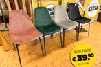 Eetkamerstoelen velvit stof, Huis en Inrichting, Stoelen, Ophalen of Verzenden, Nieuw, Stof