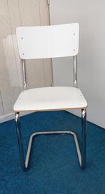 bijzet / slede stoel Vintage, Huis en Inrichting, Stoelen, Ophalen, Wit, Zo goed als nieuw, Eén