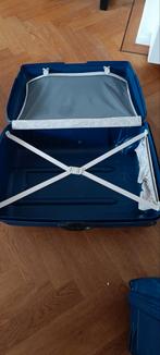 Samsonite Koffer - Blauw € 50,00, Ophalen, Uitschuifbare handgreep, Gebruikt, Hard kunststof