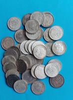 (KB144) 40 zilveren kwartjes, Postzegels en Munten, Munten | Nederland, Zilver, 25 cent, Koningin Wilhelmina, Verzenden