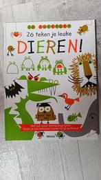 Tekenboek Zo teken je leuke dieren!, Jongen of Meisje, Ophalen of Verzenden, Zo goed als nieuw, 5 of 6 jaar