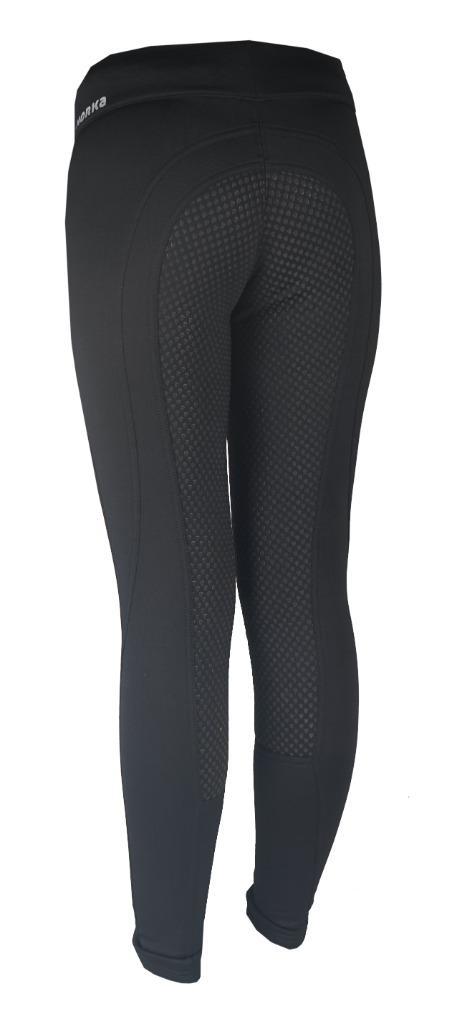 Zwarte winterleggings Horka Helene maat 104 tm 54 damesmaat, Dieren en Toebehoren, Paardrijkleding, Nieuw, Onderkleding, Dressuur