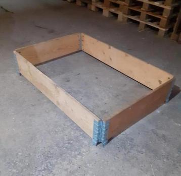 Palletrand - Houten Opzetrand maat 80x120 en 60x80 beschikbaar voor biedingen