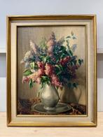Schilderij seringen - Piet Cottaar, Antiek en Kunst, Kunst | Schilderijen | Klassiek, Ophalen