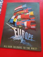 poster REIJN DIRKSEN Marshall Plan EES EEG Europa Vooruit, Verzenden, Gebruikt, Overige onderwerpen, Prent