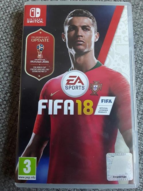 Nintendo Switch Game EA SPORTS FIFA 18, Spelcomputers en Games, Games | Nintendo Switch, Zo goed als nieuw, Sport, 3 spelers of meer