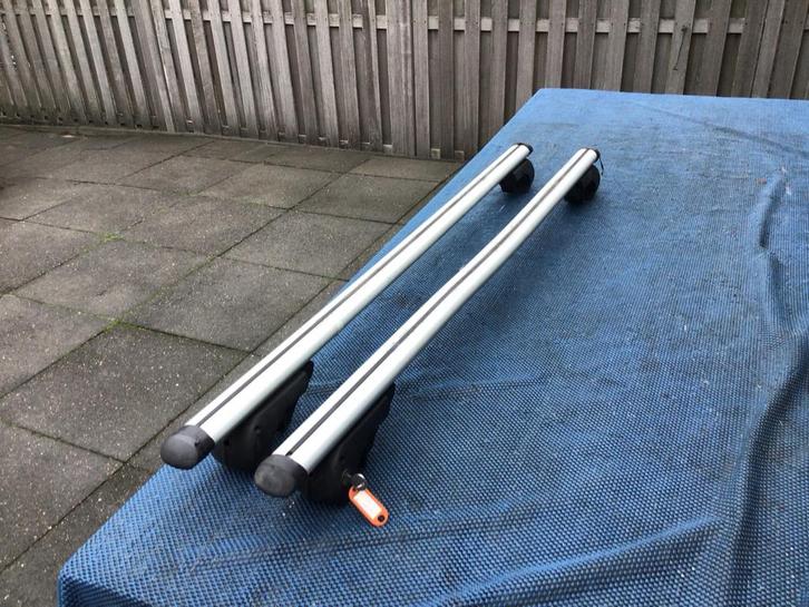 Menabo Brio Dakdragers 120cm - Open Dakrails, Auto diversen, Dakdragers, Zo goed als nieuw, Ophalen of Verzenden