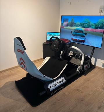 Complete Simrace Set Playseat, Thrustmaster TS-XW Sparco, TV beschikbaar voor biedingen