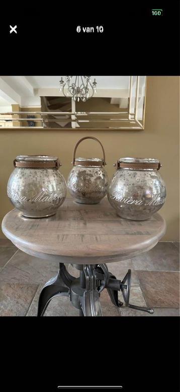 Rivièra Maison | 3x Kaarsenhouder/Kandelaar beschikbaar voor biedingen