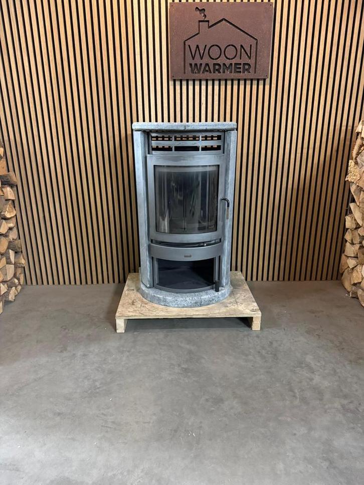 25198 Speksteenkachel Hark 8kw, Huis en Inrichting, Kachels, Gebruikt, Vrijstaand, Houtkachel, Hout, Ophalen