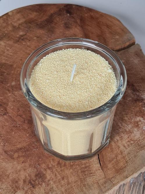 Kaarsenzand Beige 1 kg Inclusief 15 Lonten, Huis en Inrichting, Woonaccessoires | Kandelaars en Kaarsen, Nieuw, Minder dan 25 cm