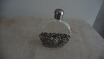 Parfum flesje (rond), Antiek en Kunst, Antiek | Glas en Kristal, Ophalen of Verzenden
