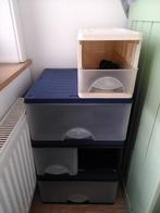 Stapelbare opbergbakken van Curver, Doe-het-zelf en Verbouw, Kratten en Dozen, Ophalen, Gebruikt, Minder dan 40 cm, Minder dan 35 cm