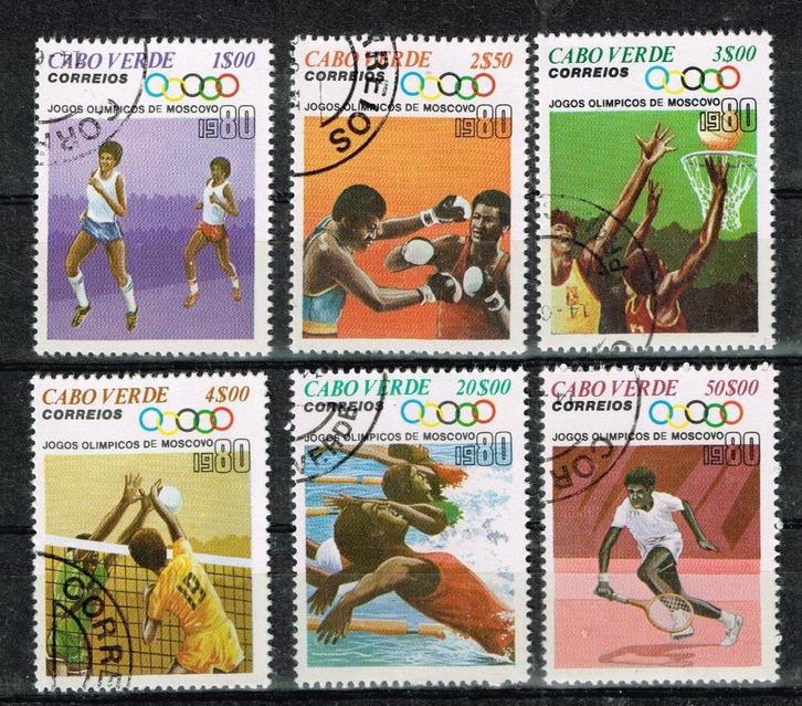 Postzegels uit Cabo Verder - K 2248 - Olympische Spelen, Postzegels en Munten, Postzegels | Afrika, Gestempeld, Overige landen