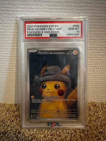 Pikachu van Gogh PSA10 #085 beschikbaar voor biedingen