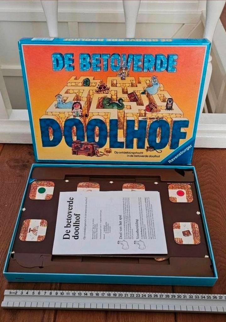 De Betoverende Doolhof- 1986- Ravensburger- Ook Verzenden, Hobby en Vrije tijd, Gezelschapsspellen | Bordspellen, Ophalen