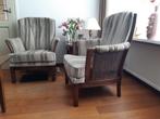 2 fautauils, Huis en Inrichting, Fauteuils, Ophalen, Gebruikt, Hout, Minder dan 50 cm