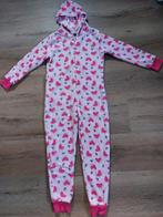 Mooie warme roze fleece onesie 158/164 als nieuw, Ophalen of Verzenden, Zo goed als nieuw, 9th avenue, Meisje
