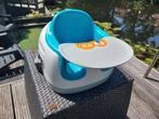 Bumbo stoelverkleiner met gordels  en eetblad, Ophalen of Verzenden, Zo goed als nieuw, Overige typen, Stoelverkleiner