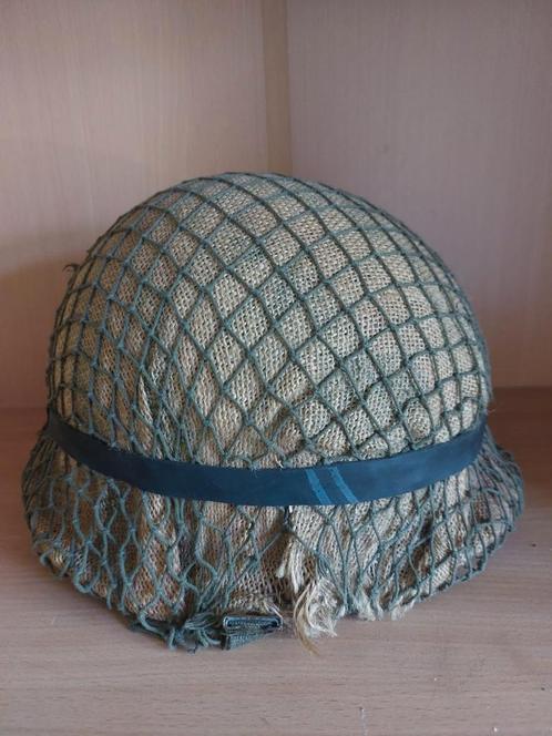 Nederlandse troepenhelm M53 met binnenhelm, Verzamelen, Militaria | Algemeen, Landmacht, Helm of Baret, Nederland, Ophalen