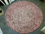 rond vloerkleed 200 cm wol gemeleerd retro design jaren 70, Gebruikt, Overige kleuren, Rond, 200 cm of meer