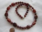 11.  Schitterende oude ketting, bakeliet,  64 cm, Sieraden, Tassen en Uiterlijk, Antieke sieraden, Ophalen