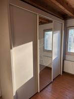 Mooie kledingkast met spiegel en schuifdeuren, Ophalen, Overige materialen, Gebruikt, 200 cm of meer