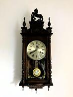 Paardjes regulateur wandklok met slinger (pendulum), Antiek en Kunst, Antiek | Klokken, Ophalen