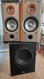Sony speakers en Magnat subwoofer, Audio, Tv en Foto, Luidsprekers, Ophalen of Verzenden, Gebruikt, Subwoofer, Sony