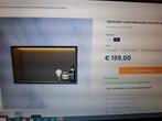 Saniclear Lucio inbouwnis LED zwart 60x30cm, Ophalen of Verzenden, Nieuw, Overige typen
