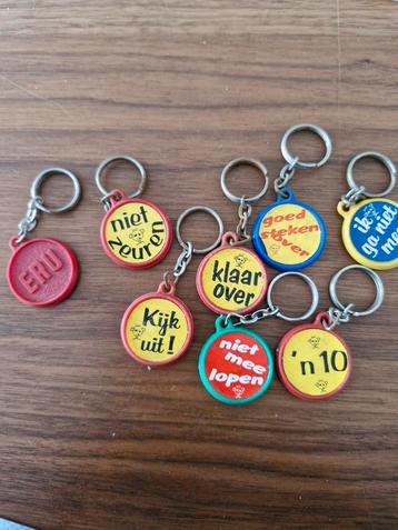 1003 Vintage Eru Kaas Sleutelhangers - Set van 8 beschikbaar voor biedingen