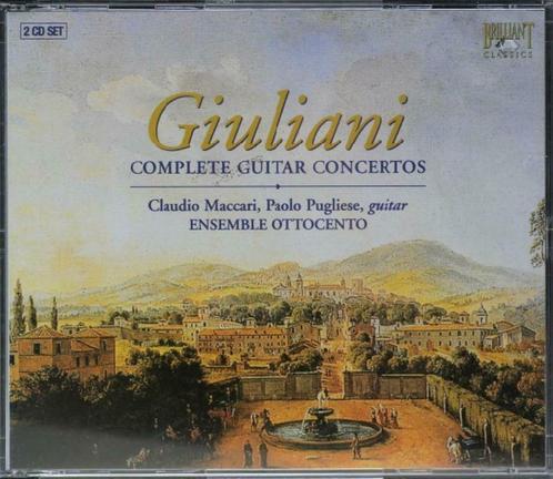 Maurice Giuliani(1781-1829)-Complete guitar concertos**, Cd's en Dvd's, Cd's | Klassiek, Zo goed als nieuw, Orkest of Ballet, Ophalen of Verzenden