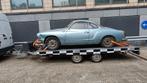 Volkswagen Karmann 1.6 Ghia 1973 Blauw, Achterwielaandrijving, 4 cilinders, Blauw, Origineel Nederlands