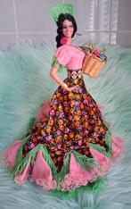 Retro vintage flower doll op standaard, Ophalen of Verzenden, Huis en Inrichting