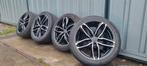 17 inch Audi A1 vw polo 6r 2g aw rs velgen zomerbanden 5x100, Auto-onderdelen, Banden en Velgen, Ophalen, 215 mm, Banden en Velgen