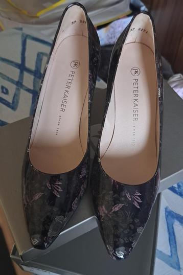 Peter Kaiser pumps – metallic bloemenprint lak leer mt 39 NC beschikbaar voor biedingen